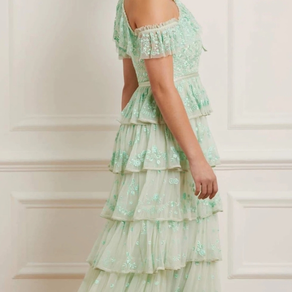 BHLDN Needle & Thread Dress size US 8 $780 - Picture 5 of 12